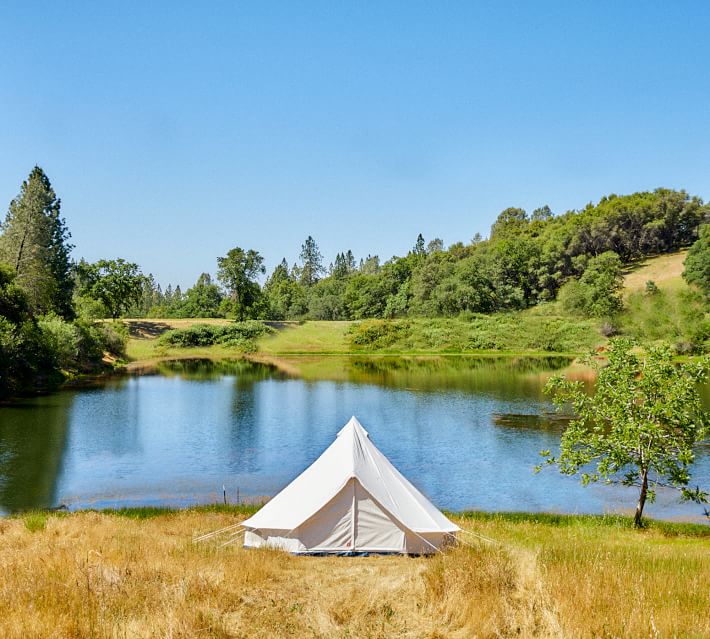 New design outdoor camping cotton canvas shelter canvas tent