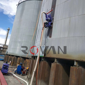 Otomatik Dikey Yağ <span class=keywords><strong>Tank</strong></span>ı Kumlama Makinesi, Yer Depolama Tankları ve Borular için Daha Hızlı Kumlama Cihazı - Product Image 2