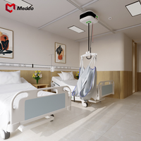 Système de levage de plafond en métal de qualité médicale Meddo, série CL100, capacité de charge de 200 kg, fonctionnement facile, soutien à la mobilité des personnes âgées, classe I de l'hôpital