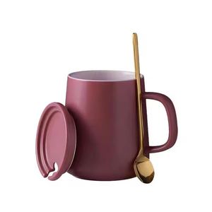 Nordic Simple Classic Coffee Mug with Spoon Ceramic Reusable & Food Safe Customizable Logo Back to School Eco-Friendly Packaging - Product Image 4