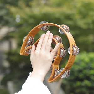 Accessori professionali semplice <span class=keywords><strong>ritmo</strong></span> bambini tamburello a mano Folk accompagnamento da tavolo strumento di musica Folk - Product Image 4