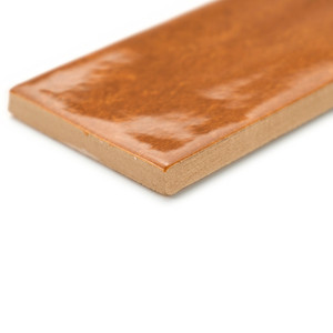 Tegola in Argilla Rio 6x25 Cm, Spessore 8 Mm, Finitura Lucida, Bordi Irregolari - Product Image 3