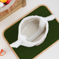 Cesta de Pascua de Felpa con Forma de Oveja - Adorable Cesta de Pascua con Cordero para Niños, Esencial para la Caza de Huevos de Pascua, Cesta de Pascua de Oveja para Celebraciones