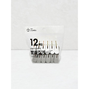 Estilo Clothespin 12P Metal y hierro Tendedero de ropa para ropa Zapatos Bolsas para sala de estar Armario Uso - Product Image 1