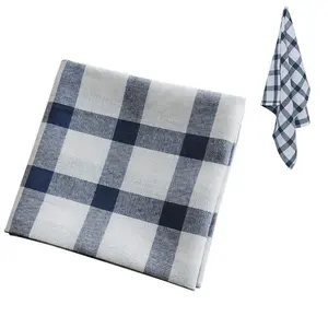 100% Organic Cotton Kitchen Tea Towels In Stripe And Check Patterns