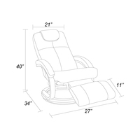 Fauteuil pivotant de loisir moderne Newstar, nouvelle sortie, fauteuil inclinable pour camping-car
