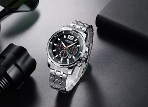 Мужские кварцевые часы с хронографом и 2068 - Product Image 5