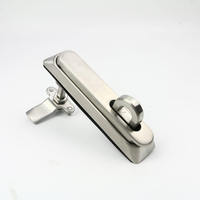Poignée pivotante à cadenas en acier inoxydable Mécanisme AISI316 Poignée de cadenas de porte d'armoire électronique Poignée à loquet