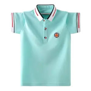 High Quality T-Shirts Tee Shirt Boys 2-15 Years New Design Boy Kids Clothing Cotton Colorful Short Sleeve Infant Polo Shirts