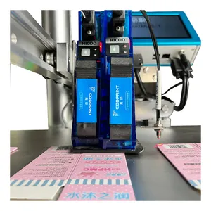 Tij Thermische Schuimende Inkjetprinter De Ingebouwde Één-Knop Reinigingsproeiknoop Om Kleurenlabelprinter Te Rollen