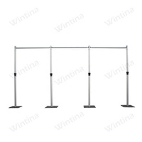 Support en aluminium réglable, nouvelle collection de fond pour mariage en plein air, résistant