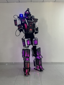 Costume de <span class=keywords><strong>robot</strong></span> LED lumineux pour performance en salle de bal, unisexe adulte, le plus vendu - Product Image 5