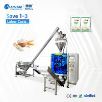 Máquina Multifuncional Automática para Pesar, Sellar y Envasar Polvo de 10 Kg, Máquina Empacadora de Harina