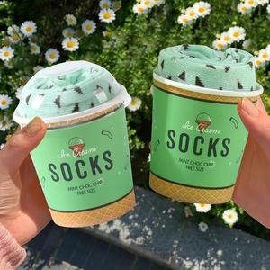 1 Par <span class=keywords><strong>de</strong></span> Calcetines <span class=keywords><strong>de</strong></span> Moda hasta <span class=keywords><strong>la</strong></span> Pantorrilla con Diseño <span class=keywords><strong>de</strong></span> Helado, Regalo Novedoso para Hombres y Mujeres con el Mismo Estilo para Festivales <span class=keywords><strong>de</strong></span> las Cuatro Estaciones - Product Image 3
