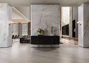 Carrelage à <span class=keywords><strong>coller</strong></span> au sol Carrelage en <span class=keywords><strong>pierre</strong></span> blanche Motif Rose Blanc - Product Image 2