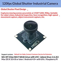 Cámara con Obturador Global ZYKD 2MP AR0234, 1080P/90fps, USB2.0, Módulo Industrial, Visión Artificial, Sin Controlador