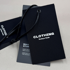 Étiquette personnalisée en coton naturel pour vêtements, en matériau EVA, impression UV, <span class=keywords><strong>accessoires</strong></span> de vêtements écologiques, étiquette de marque de luxe pour chaussures - Product Image 2