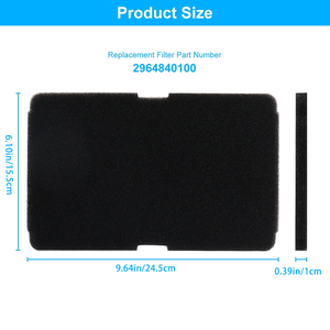 Filtro de esponja de repuesto 2964840100 para secador <span class=keywords><strong>Beko</strong></span> Grundig Blomberg ElektraBregenz, bomba de calor, piezas para <span class=keywords><strong>secadora</strong></span> de ropa - Product Image 2