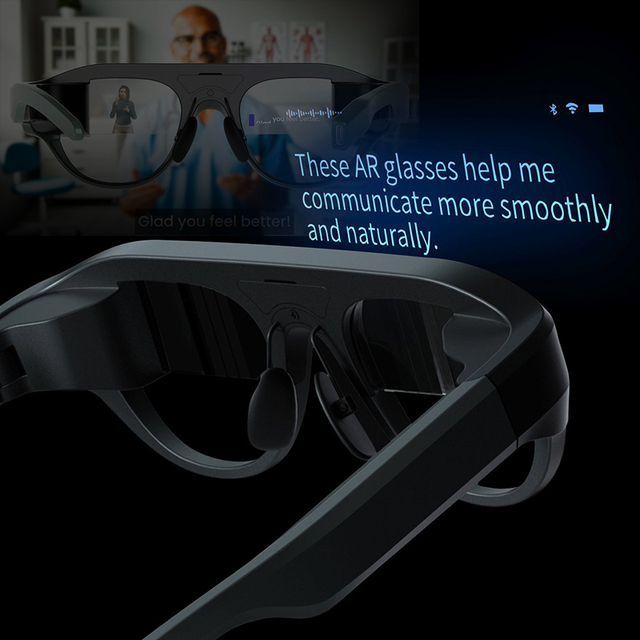 2024 for AR Glass Smart Virtual Reality Glasses with Instant Translation Supports Multiple Languages CE/RoHS/FCC Certified