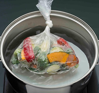 Sac de cuisson en plastique grande taille résistant à la chaleur pour poulet, personnalisable, fabriqué en Chine