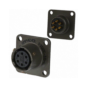 Accessory <strong>Pt02e</strong>-<strong>10</strong>-6s(025) <strong>6p</strong> Connector Mil-Dtl-26482 Series I Pt Receptacle Female Sockets Solder Cup <strong>Pt02e</strong>-<strong>10</strong>-6s Black - Product Image 1