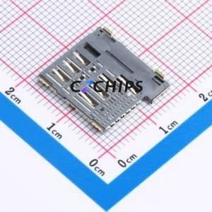 SMD-001-7P SIM Card Connector SMD Connector Self-Return Type Micro SIM Card Card Holder - Product Image 2