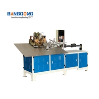 Machine de pliage de fil CNC 2D semi-automatique synchronisée, alimentation directe usine, composants PLC, moteur 2,3 kW, acier inoxydable