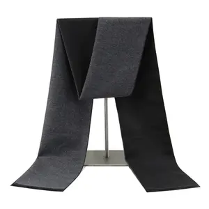 Hot Sale Winter Scarf Double-side Solid Color Business Scarf For Man