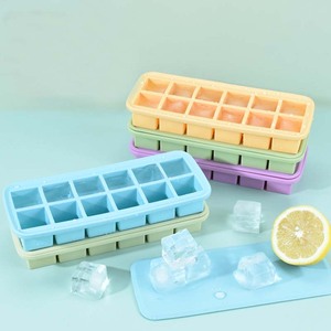 Bandeja de silicona para cubitos de hielo sin BPA, de grado alimenticio, con tapa, reutilizable, flexible, apta para lavavajillas, accesorios de cocina para bar, para helados - Product Image 1