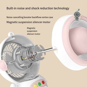 Mini ventilateur portable rechargeable en forme de dessin animé, cadeau idéal - Product Image 3