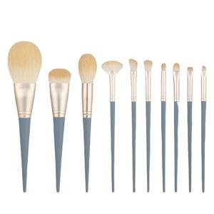 Ensemble <span class=keywords><strong>de</strong></span> 10 pinceaux <span class=keywords><strong>de</strong></span> maquillage pour le visage Blue Bridge, pinceaux en fibres synthétiques ultra-douces pour débutants, <span class=keywords><strong>fond</strong></span> <span class=keywords><strong>de</strong></span> <span class=keywords><strong>teint</strong></span>, poudre libre, fard à paupières - Product Image 5