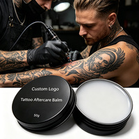 Bálsamo para tatuajes de fórmula estable seleccionada a mano, tamaños grandes y pequeños, gel para el cuidado posterior del tatuaje con logo impreso personalizado para tatuajes comerciales