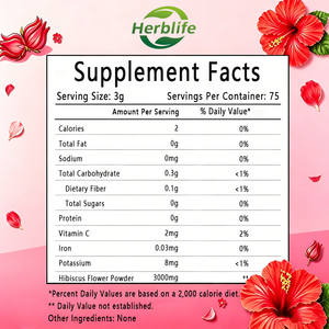 Polvo de Flor de Hibisco Puro OEM ODM, Antioxidante, Sin OMG, Vegano, Sin Lácteos, Apto para Keto, para Té y Cuidado de la Piel, Suministro a Granel - Product Image 2