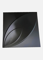 Panneau mural 3D en PVC classique moderne, imperméable et antistatique pour la décoration de la maison, plafond