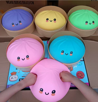 Jouet Squishy Géant Réaliste de 25 cm en TPR Souple pour Baozi, Anti-stress à Presser, Gadget Tendance Viral