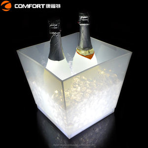 Pas <span class=keywords><strong>cher</strong></span> en plastique acrylique rhum <span class=keywords><strong>champagne</strong></span> bière seau à vin support - Product Image 1