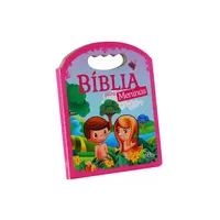 थोक कस्टम बच्चों सीखने bibles ईसाई पवित्र बाइबिल मुद्रण उम्र 4 - 10 बच्चों अध्ययन बाइबिल कहानी संभाल बोर्ड की किताब