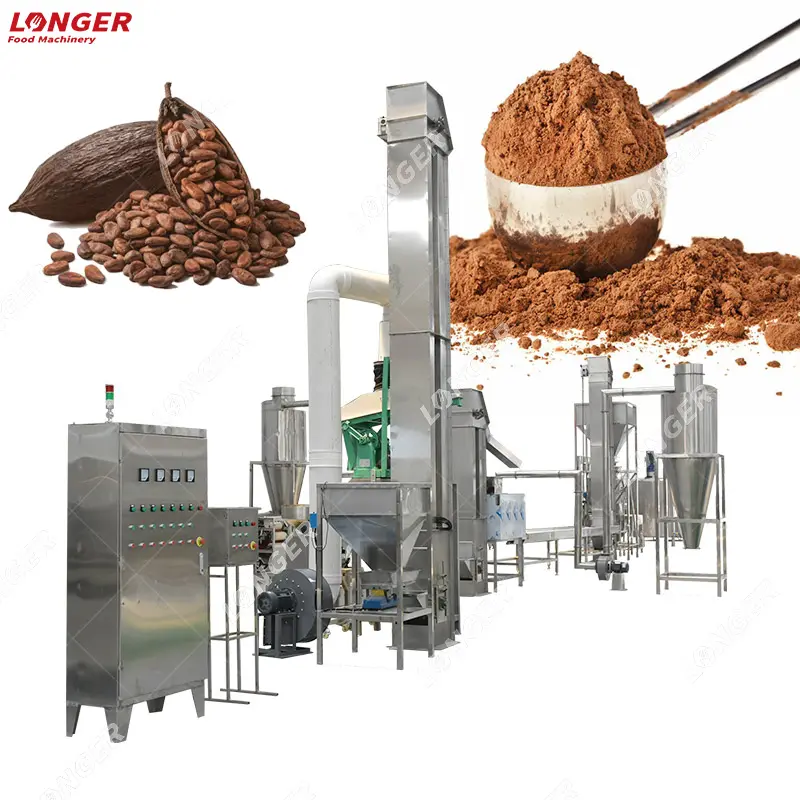 الكاكاو التجارية خط إنتاج معالج زبدة الكاكاو آلة الصحافة