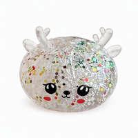 Coffret Mystère de Noël Squishy Bun – Jouet Anti-Stress Super Rebondissant, Extensible, Pailleté, à Remontée Lente, Surprise et Apaisant pour l'Anxiété