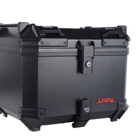 Boîte à bagages arrière pour moto en ABS multifonctionnelle, protection contre les intempéries, pour une utilisation quotidienne et en voyage