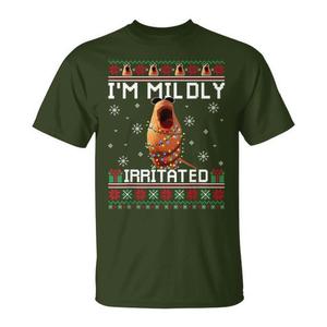 T-shirt avec motif de Noël « I'm Mildly Irritated Marcus The Worm » - Product Image 1
