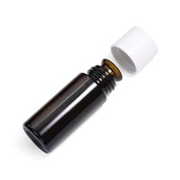 Bouteilles en verre ambré 5ml-100ml, flacons vides rechargeables pour huiles essentielles, aromathérapie, teintures à base de plantes, échantillons de médicaments