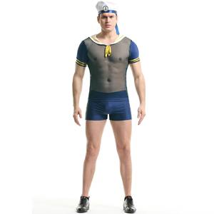 Pantalones Cortos de Marinero para Hombre, Disfraz Sexy para Halloween, Purim, Cosplay, Discoteca, Carnaval, Fiesta - Product Image 1
