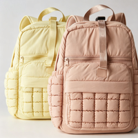 Sac de voyage multifonctionnel pour la maternité, imperméable, grande capacité, sac à langer portable en nylon avec fermeture éclair