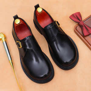 Botas de Cuero Genuino para Hombre, Diseño Clásico, Otoño-Invierno 2026, Cómodas, Impermeables, Antideslizantes, Estilo Slip-On - Product Image 3