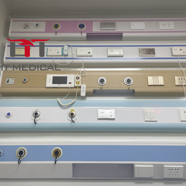 Hochey Medical Hospital Nurse Call System Wireless Factory Aluminum Alloy Medical Bed Head Unit Price for Exporting