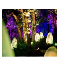 Œuvres personnalisées Projection interactive Cartographie vidéo 3D Éclairage de jardin extérieur Amélioration de l'expérience