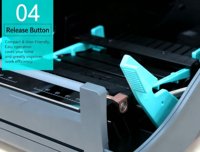 Printer Label Transfer Termal 600 Dpi Lebar Maksimal 105.6mm Stok Stiker Pengiriman & Perekat untuk G6000