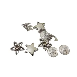 custom star shape jeans buttons cool denim button stick metal dies mould for jeans button with logo