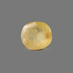 Saphir vert ovale de 5,21 carats de qualité supérieure, pierre brute naturelle Pukhraj, fournisseur en gros, exportateur, fabricant, Inde - Product Image 4